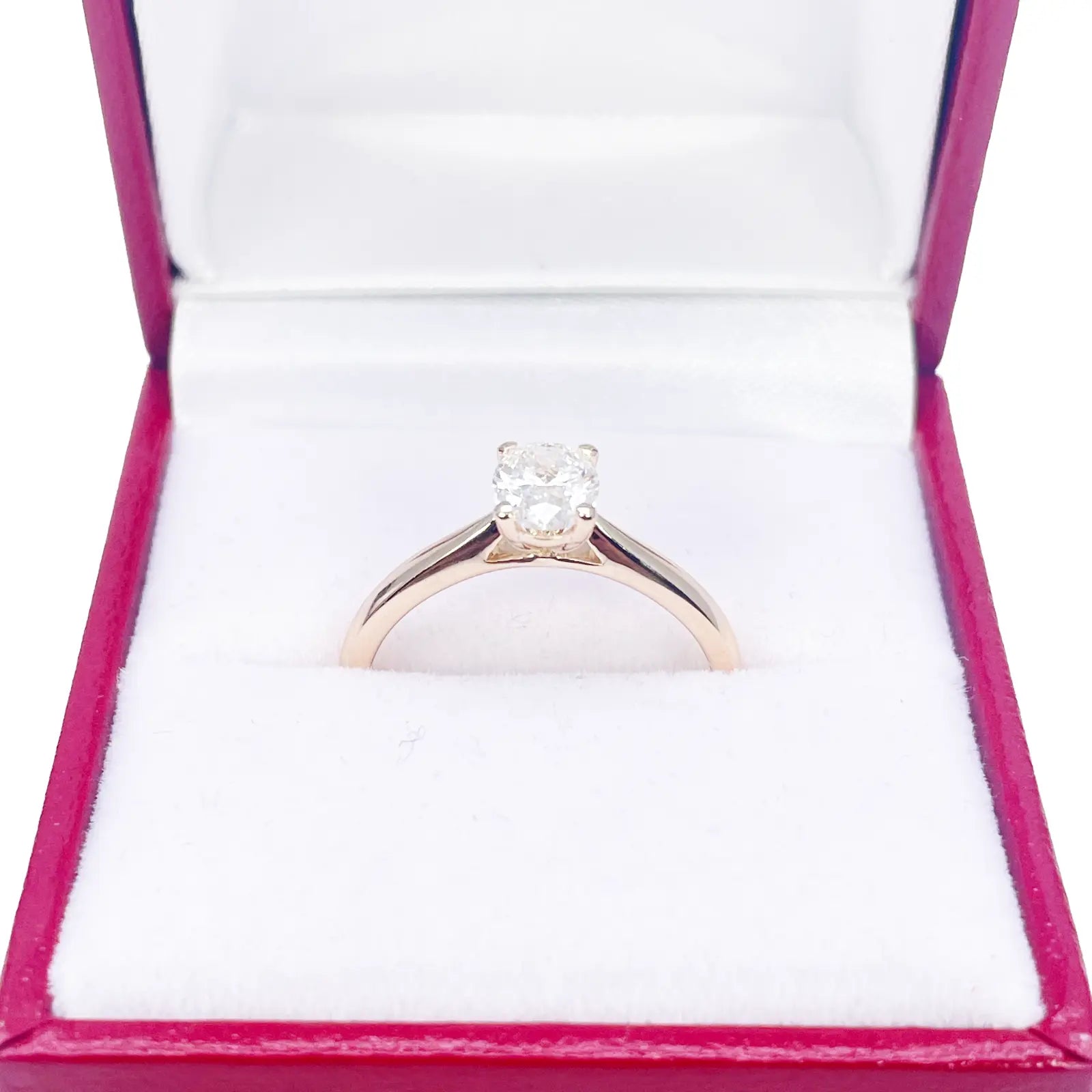 Oval Cut Natural Diamond Solitaire Engagement Ring 0.70ct GIA Certified  Diamond Yellow Gold Ring