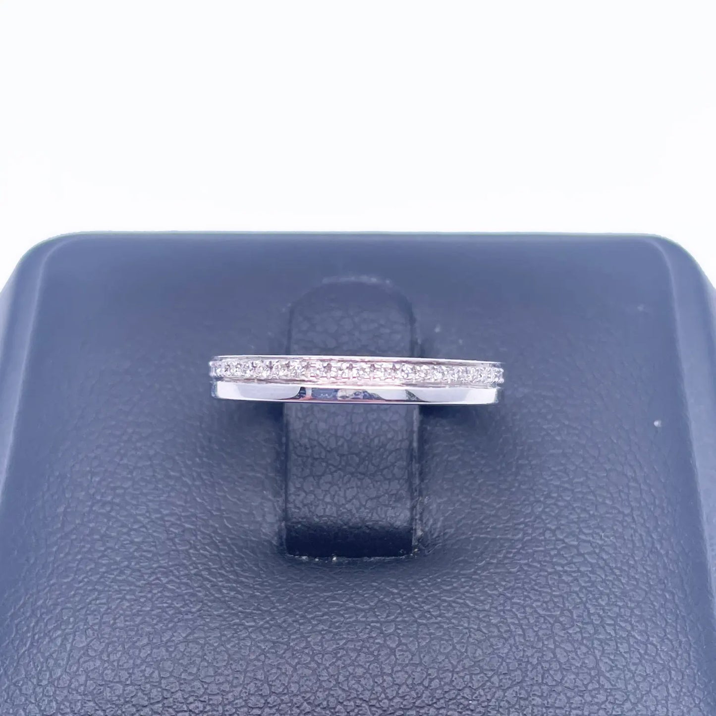 18ct White Gold Diamond Polished Full Eternity Ring 0.25ct  Diamond Ring